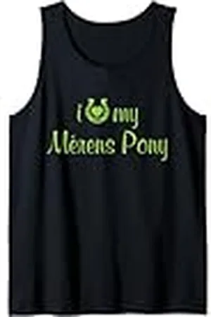 Hip Entrenador ecuestre I Love My Merens Pony Horse Camiseta sin Mangas