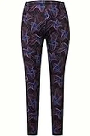 Ulla Popken Leggings funcionales con Elementos Digitales, , 48-50 para Mujer