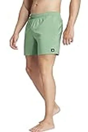 adidas Hombre Solid CLX Short-Length Swim Shorts, , S