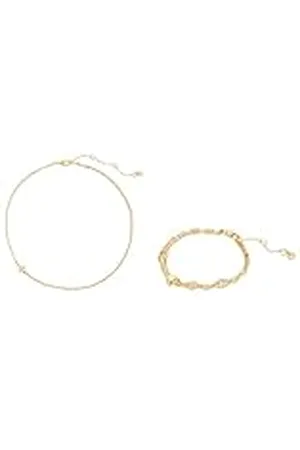 Kate Spade Collar y pulsera So Spade, dorado