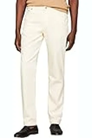 Tommy Hilfiger Vaqueros para Hombre Denton Elásticos, Blanco (Calico), 32W/32L
