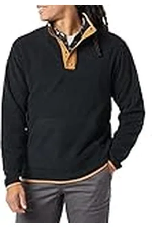 Amazon Chaqueta de Forro Polar con Cierre de Botones a presión en la Parte Delantera Hombre, , XL