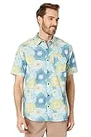 Hurley One & Only Lido Stretch Short Sleeve Woven Camisa, , S de los Hombres