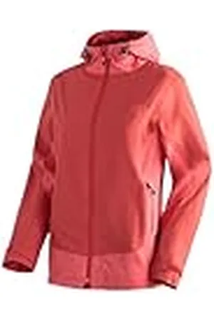 Maier Sports Brocken W Chaqueta impermeable para mujer, chaqueta funcional con 2 bolsillos exteriores + bolsillo interior, ajuste regular