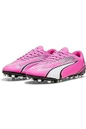 PUMA Ultra Play MG, Soccer Shoe Hombre, Poison Pink White Black, 44 EU