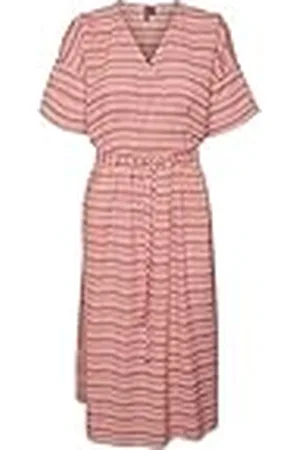 VERO MODA Vmdixie 2/4 Wrap Calf Dress Wvn Vestido, , L para Mujer