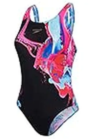 Speedo Colourflood Placement Digital Powerback Bañador, Mujer, , 28