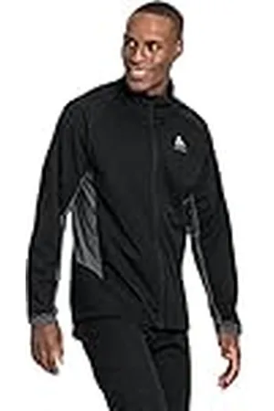 Odlo Chaqueta Brensholmen, Black-New Graphite Grey, S para hombre