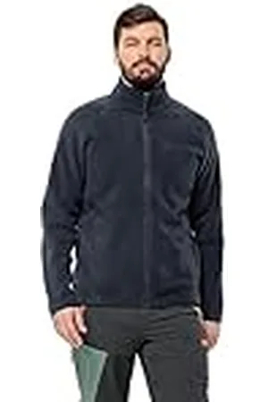 Jack Wolfskin Waldsteig FZ M Chaqueta de Forro Polar, Azul Oscuro, XL Hombres