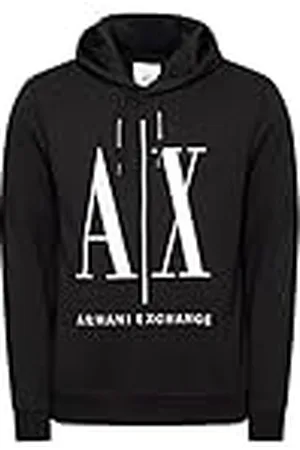 Armani Exchange Hoodie, Maxi Print Logo On Front Sudadera para Hombre, , XS