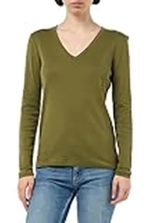 Benetton Camiseta M/L 3ga2e4245, , Mujer