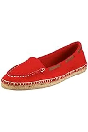 Buffalo London 210-7882 - Zapatillas de casa de Ante para Mujer, Color Rojo (red160), Talla 38