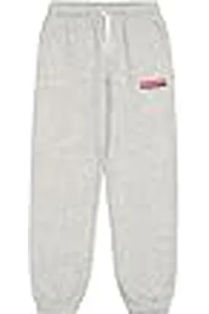 Champion Legacy Graphic Shop B (306841) -Ultra-Light Soft Compact Powerblend Fleece Elastic Cuff Pantalones Deportivos, , 9-10 años para Niños