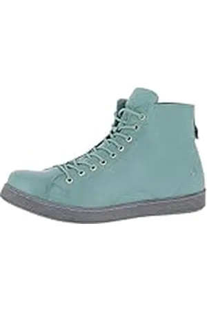 Andrea Conti Zapatillas Altas para Mujer, Azul, 38 EU