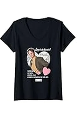 The Office Mujer Dwight Love Is In The Air? False Camiseta Cuello V