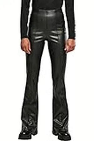 Urban classics Tb3763-ladies Washed Faux Leather Pants Pantalones, , M Delgado para Mujer