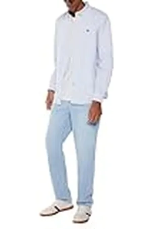 Springfield SPRINGFILED, Hombre, Camisa Polera Oxford Rayas, Light Blue, L