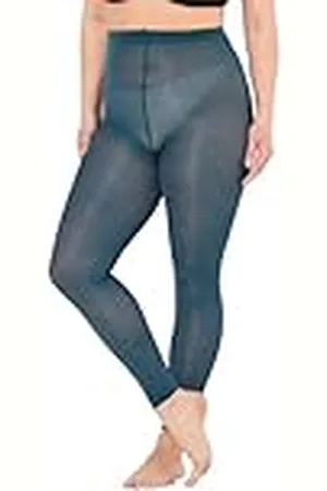 Ulla Popken Strumpf-Leggings, 60 Den, Flache Nähte Mallas 60D, , 46-48 Mujeres