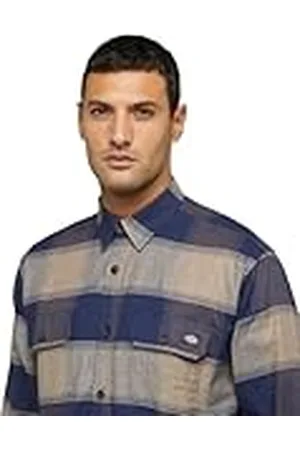 Dickies CAMISA DE FRANELA FLEXIBLE EN FORMA DE L, HOLGADA