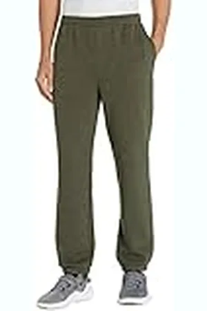Amazon Pantalones Deportivos de Forro Polar con Bajo Ajustado (Disponible en Talla Grandes y Largos Especiales) Hombre, , S
