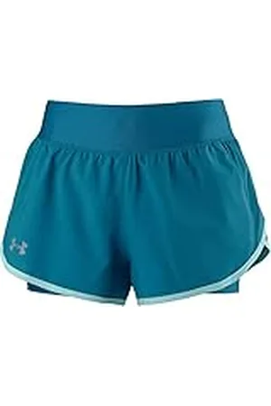 Under Armour Launch Tulip - Pantalones Cortos 2 en 1 para Mujer, , S/M