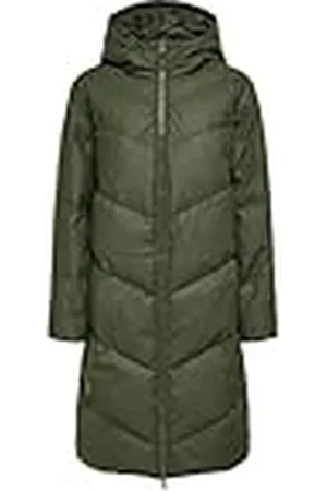 JDY Ulrikka Water Rep Puffa Otw Noos Abrigo Acolchado, Forest Night, L para Mujer