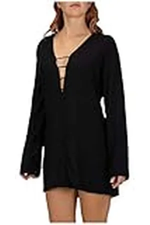 Hurley W Hana Hooded Coverup Vestido, Mujer, Black, XS