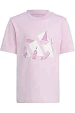 adidas Unisex niños Lounge Ice Graphic T-Shirt, , 6-7 Years