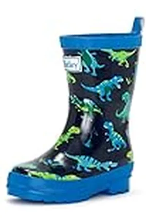 Hatley Regenstiefel Printed Wellington Rain Boot, Botas de Lluvia Bebé-Niños, Tyrannosaurus Rex-Sharptooth Rex, 20 EU