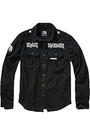 Brandit Maiden Vintage Shirt EDDI LS, color: black, size: 7XL