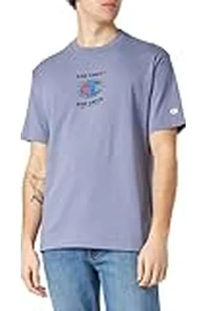 Champion Rochester 1919 Eco Future-Circular Recycled Cotton Graphic S/L Camiseta, Gris Pardo Hombres