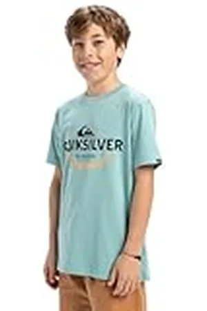 Quiksilver Ev Typed out Camiseta de Manga Corta, Niño, 14 años