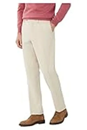 Hackett Cott Linen Chino Pantalón, , 31W/30L para Hombre