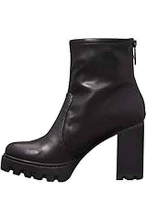 Calvin Klein HEEL PLATFORM ZIP BOOT MG NAPPA Botas Mujer, Negro (Triple Black), 40 EU