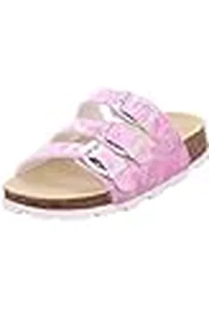 Superfit Fussbettpantoffel, Pantuflas Niñas, Rosa (Rose/Silver 5540), 24 EU