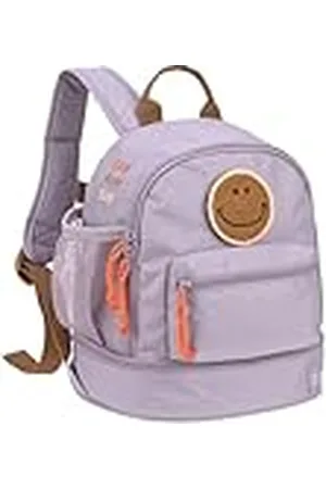 LÄSSIG LÄSSIG mochila infantil con correa para el pecho Mochila guardería 27 cm, 6,5 litros, 3 años/Mini Backpack lilac