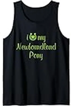 Hip Entrenador de espectáculos ecuestres I Love My Newfoundland Pony Horse Camiseta sin Mangas