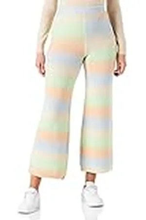 Pieces® Pcnahla HW Wide ANK Knit Pants BC Pantalones, , L para Mujer