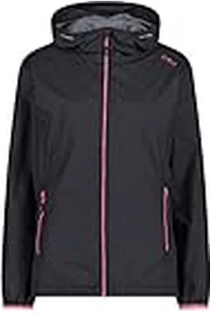 CMP Chaqueta Mujer Rain Fix Capucha, Antracita, XXXL
