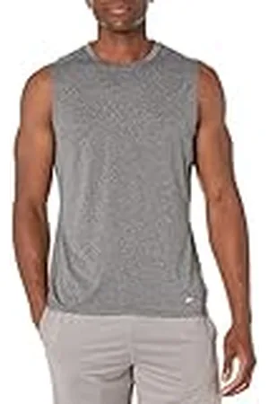Amazon Camiseta Deportiva, Ligera y Elástica de Secado Rápido, Muscle Fit Hombre, , XXL