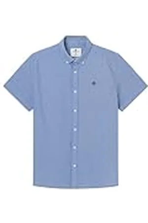 Springfield Camisa De Manga Corta Reconsider Pinpoint, , XL para Hombre
