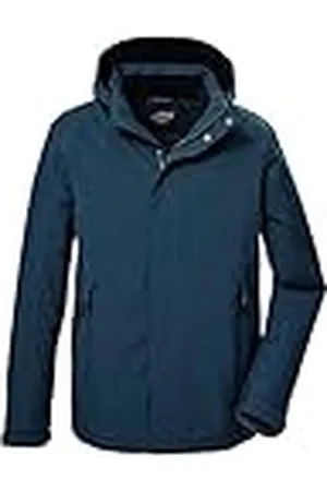 Killtec Hombre Chaqueta funcional/chaqueta de exterior con capucha con cremallera KOW 4 MN JCKT, dunkelblau, 3XL, 41843-000
