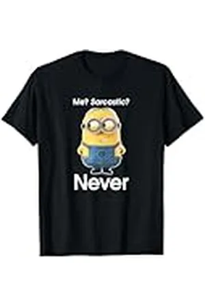 Minions Despicable Me Dave Me? Sarcastic? Never Camiseta