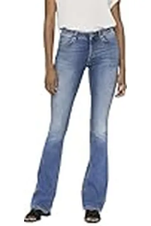 ONLY ONLBLUSH Life Mid Flared DNM TAI467 Noos Jeans, , M/34 De Las Mujeres