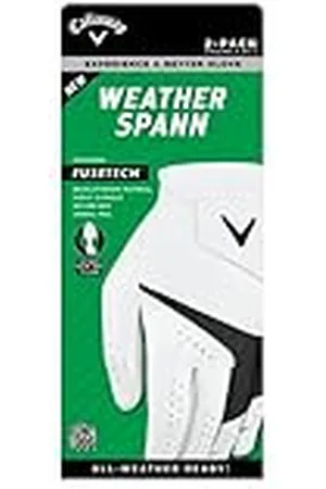 Callaway Guantes de Golf Weather Spann 2029 para Hombre, S