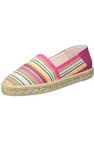 Geox D LAMPEDUSA, Sandalia Cuña Alpargata Mujer, Multicolor/Cyclamen, 40 EU