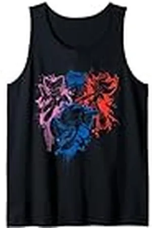 Sonic The Hedgehog Pintura en aerosol (Rouge, Sonic, Shadow) Camiseta sin Mangas