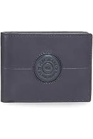 Pepe Jeans Cracker Cartera Horizontal con Monedero Azul 11,5x8x1 cms Piel