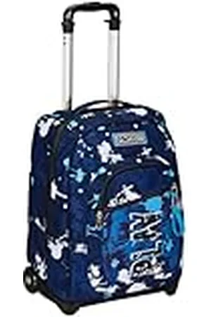 7 for all Mankind Trolley fijo, SpottyBlue, azul, 2 en 1, doble uso, trolley y mochila, mochila escolar de viaje, niño niño, , Talla única, Escolar