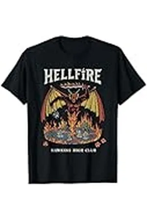 Stranger Things Vintage Hawkins High Hellfire Camiseta